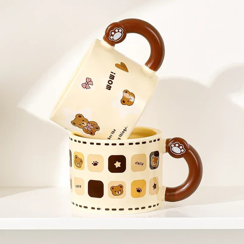 Bear Lid Ceramic Mug