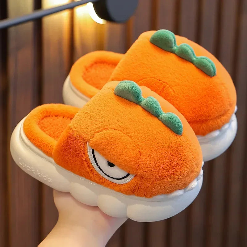 Dinosaur Plush Slippers