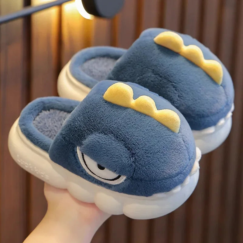 Dinosaur Plush Slippers