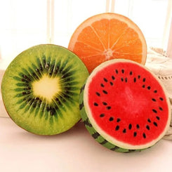 Fruit Pattern Round Pillow