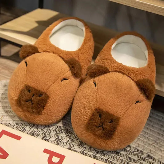 Capybara Cotton Slippers