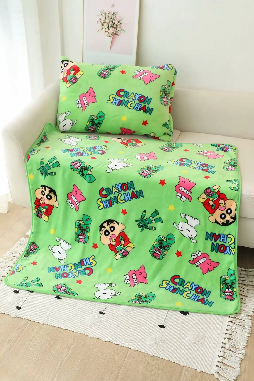 Crayon Shin Chan Fleece Blanket
