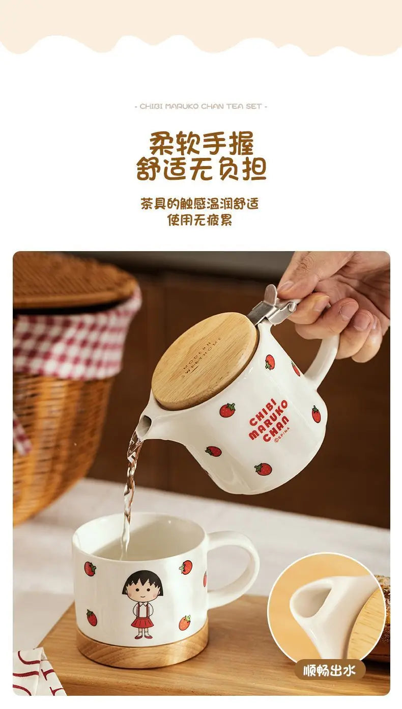 Chibi Maruko Ceramic Cup