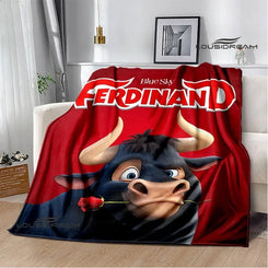 Ferdinand Cartoon Flannel Blanket