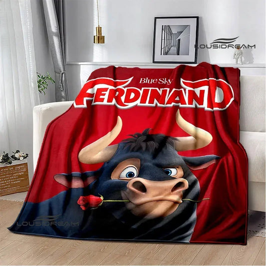 Ferdinand Cartoon Flannel Blanket