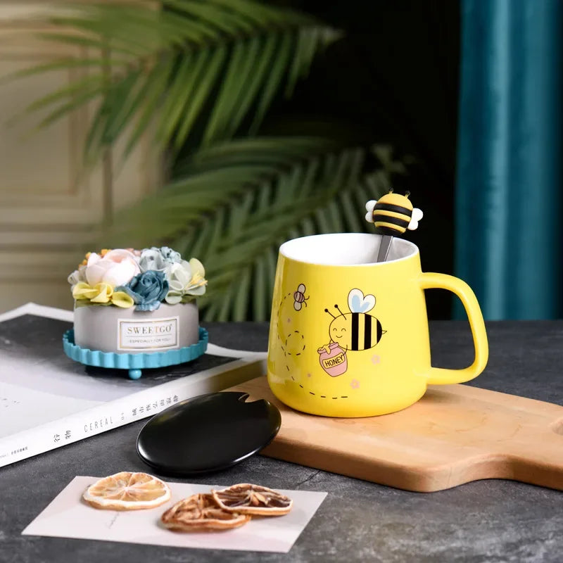 Cartoon Bee Ceramic Mug