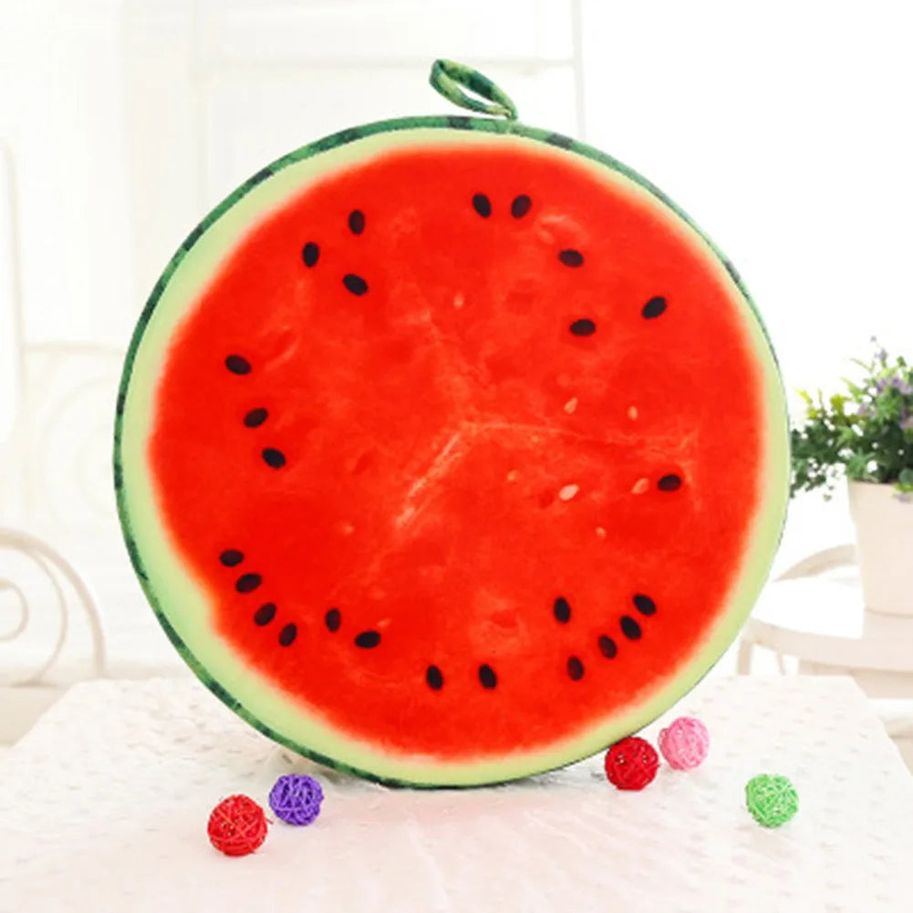 Fruit Pattern Round Pillow