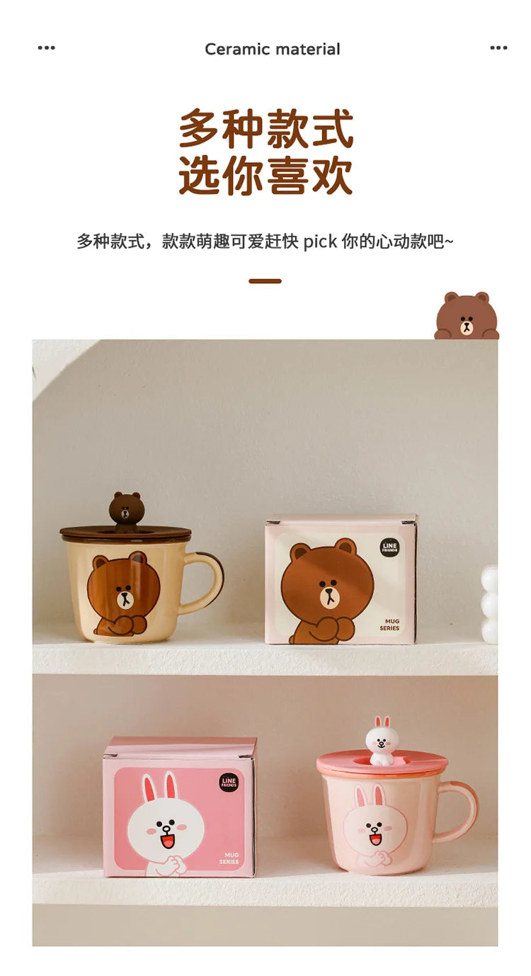 Line Friends Cartoon Mug