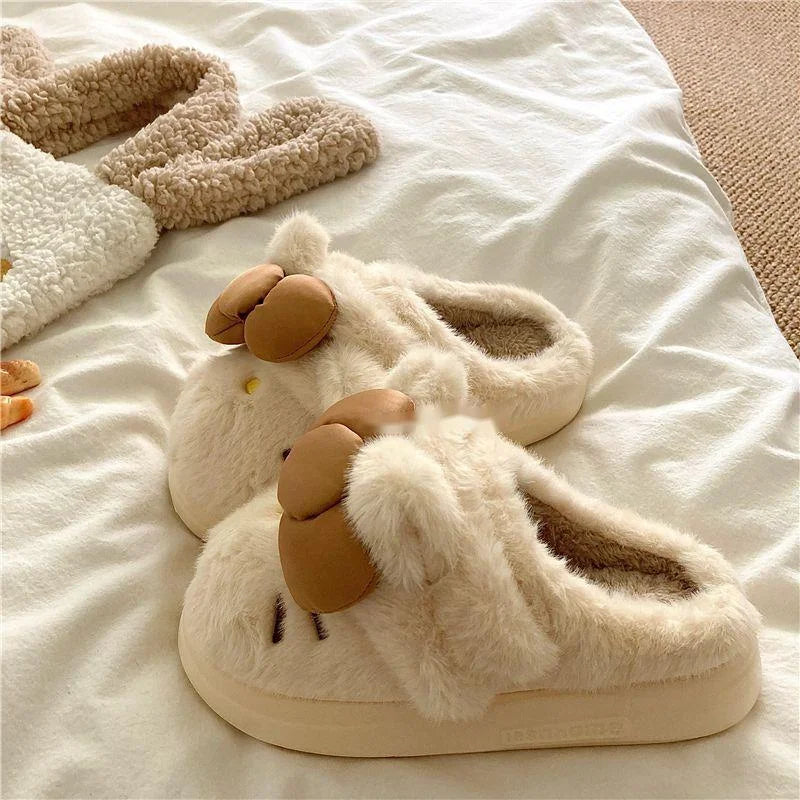 Hello Kitty Plush Slippers