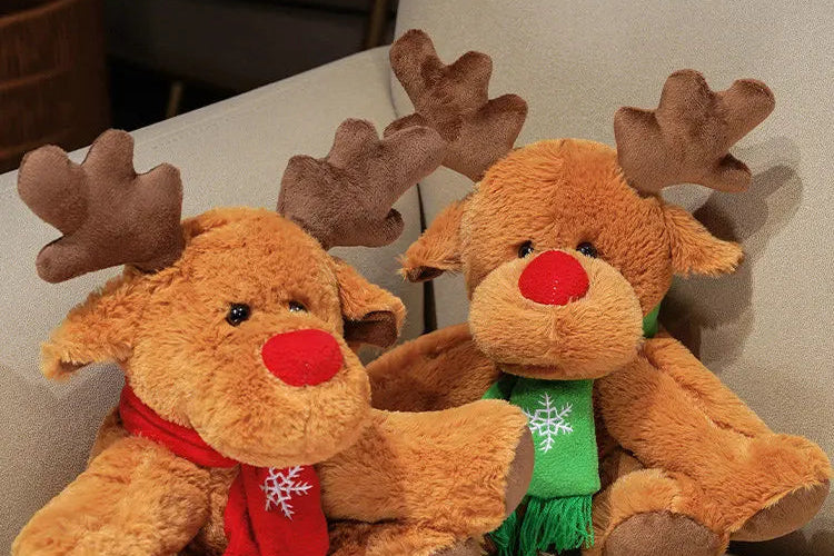 Reindeer Plush Buddy (Scarf Edition)
