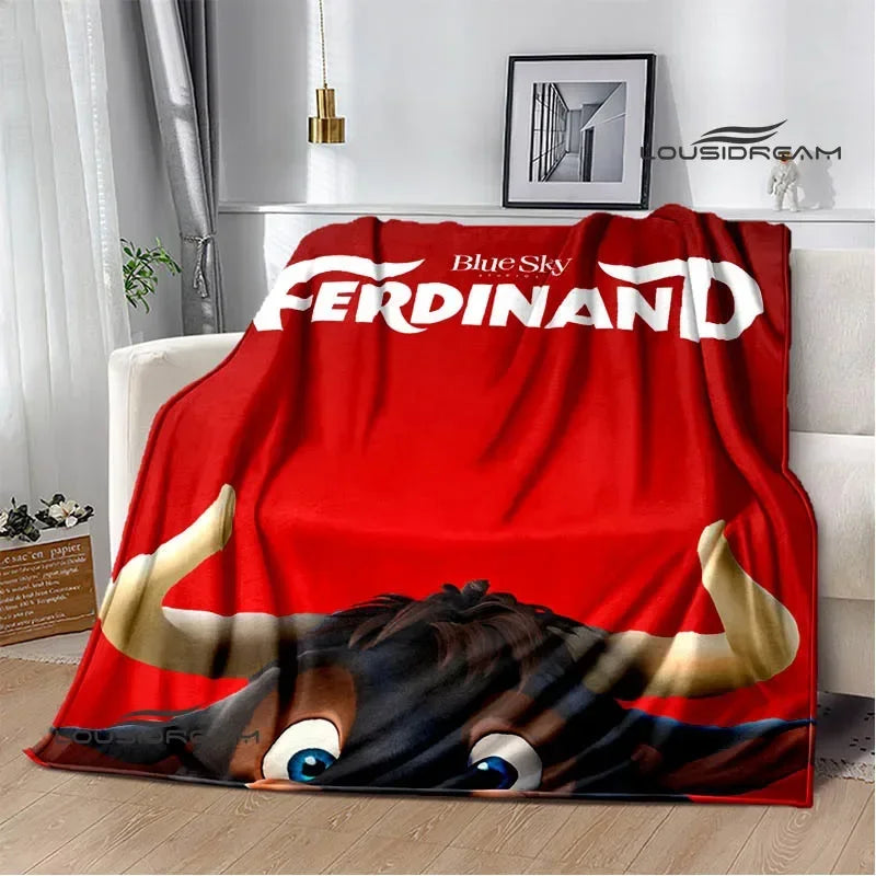 Ferdinand Cartoon Flannel Blanket
