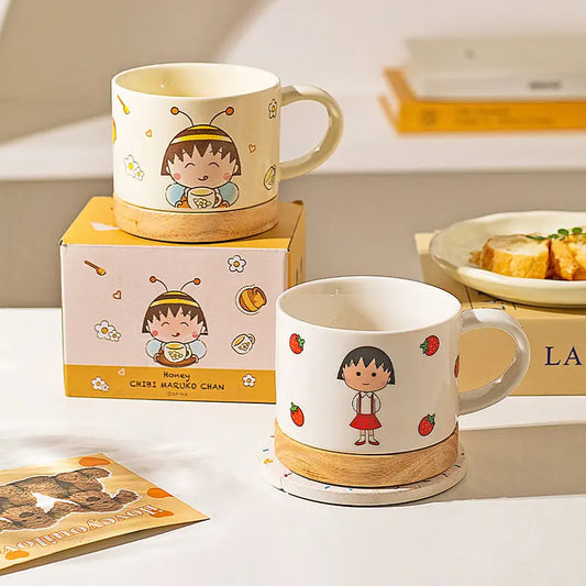 Chibi Maruko Ceramic Cup