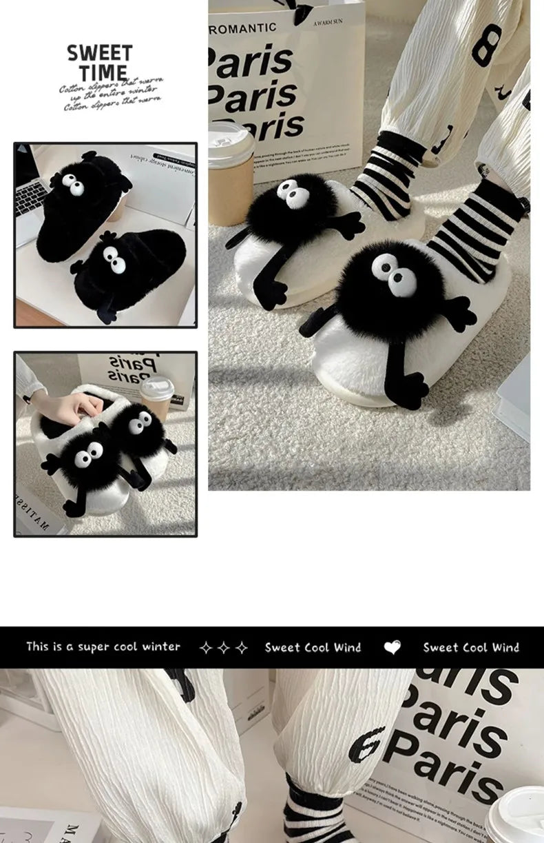 Funny Plush House Slippers