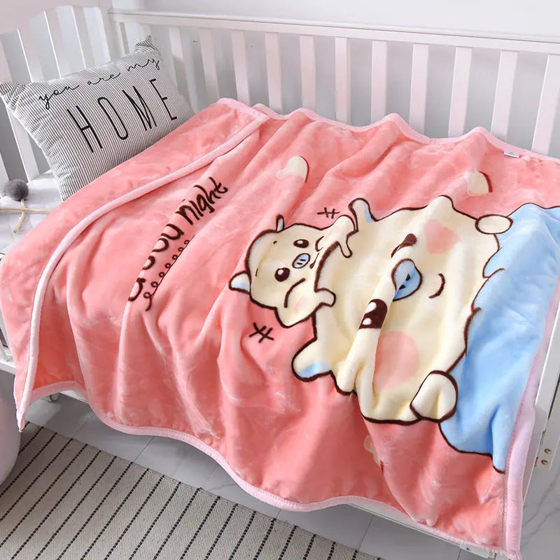 Cartoon Pattern Baby Blanket