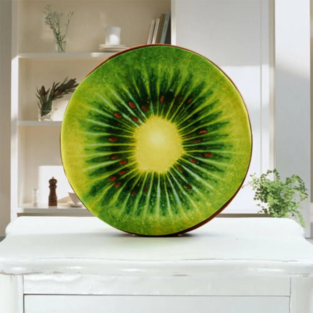 Fruit Pattern Round Pillow