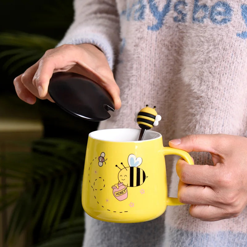 Cartoon Bee Ceramic Mug