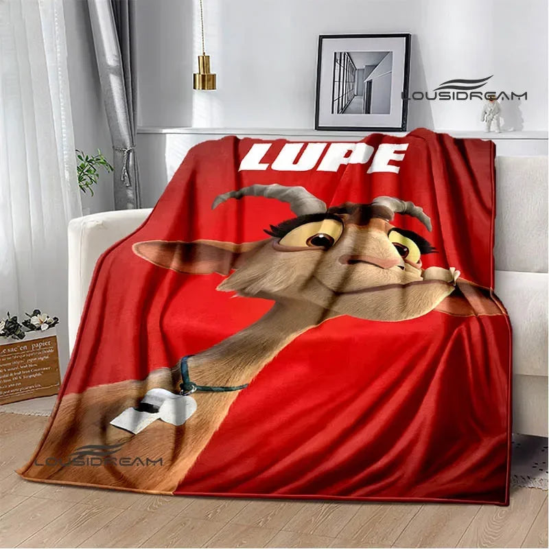 Ferdinand Cartoon Flannel Blanket