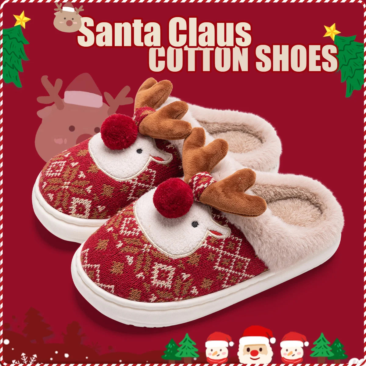 Reindeer Winter Slippers