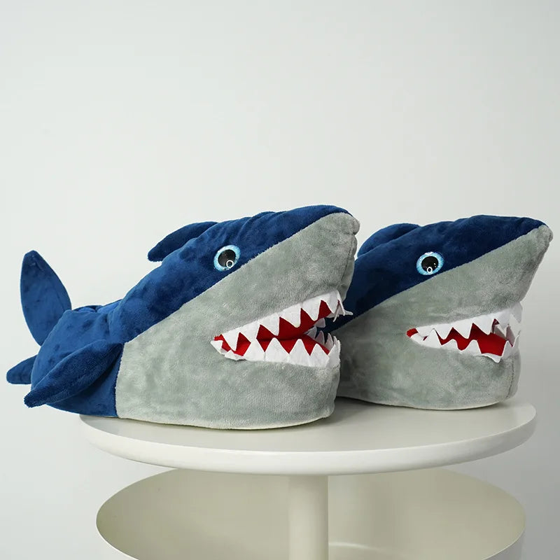 Shark Plush Indoor Slippers