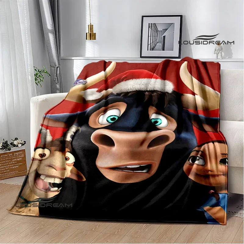 Ferdinand Cartoon Flannel Blanket