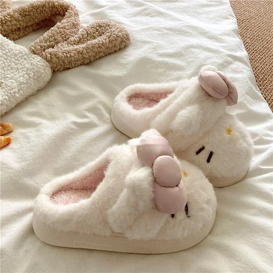 Hello Kitty Plush Slippers