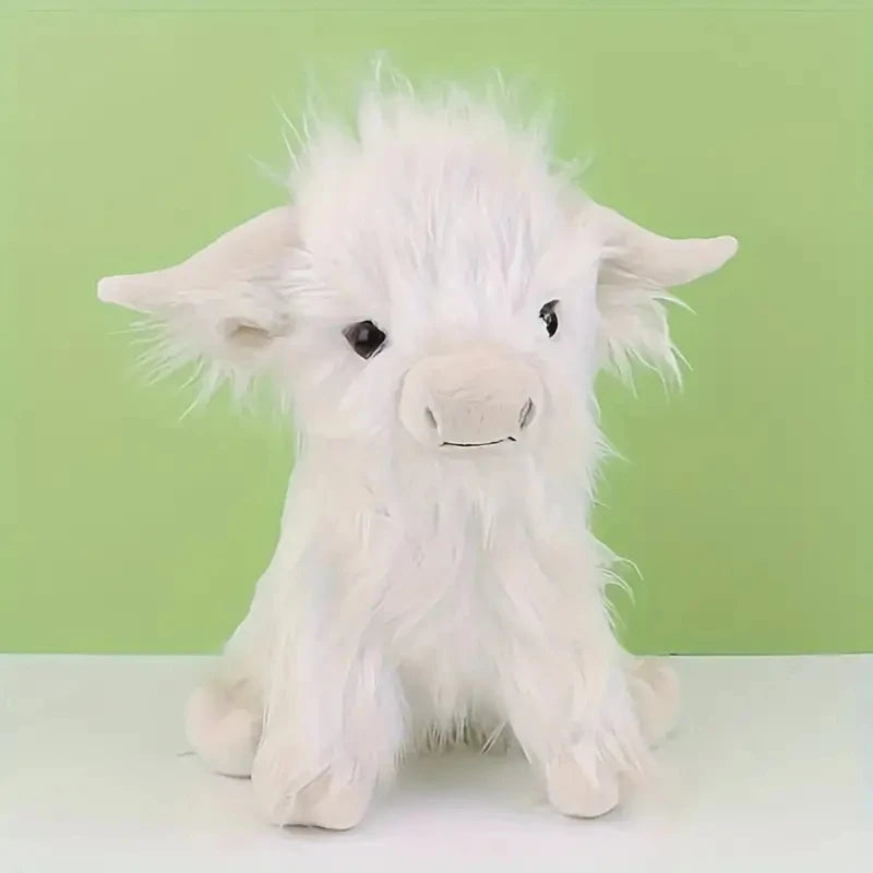 Cream Highland Cow Plush