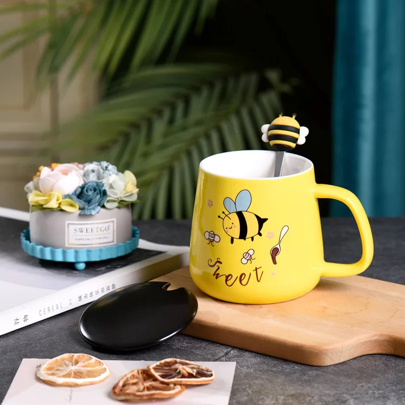 Cartoon Bee Ceramic Mug