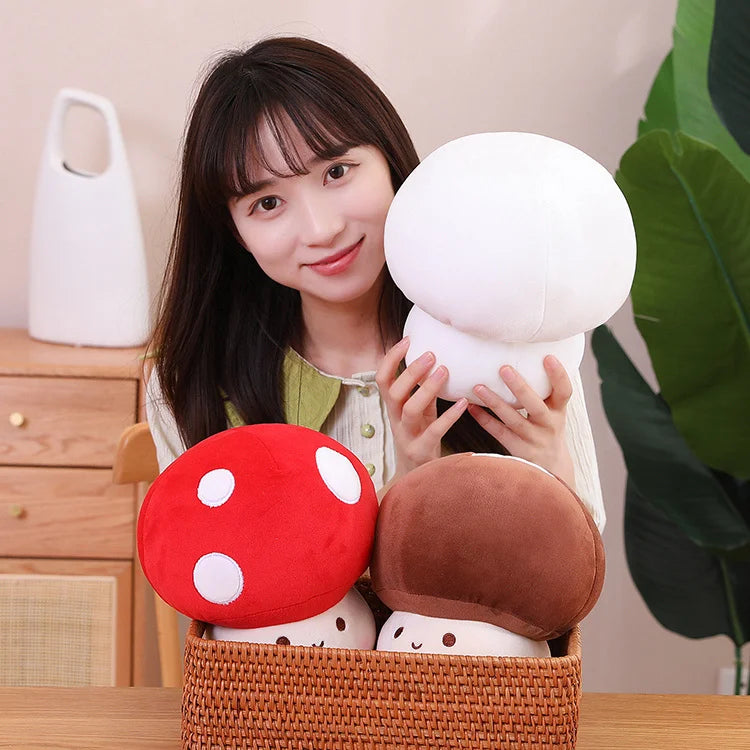 Mushroom Plush Cushion