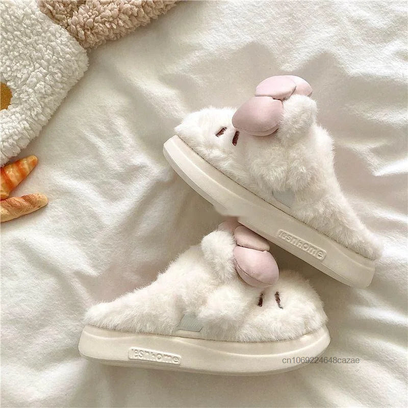 Hello Kitty Plush Slippers
