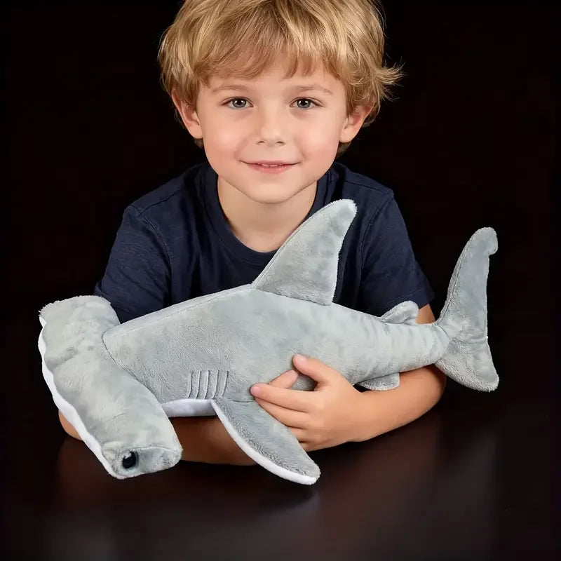 Soft Gray Shark Plush
