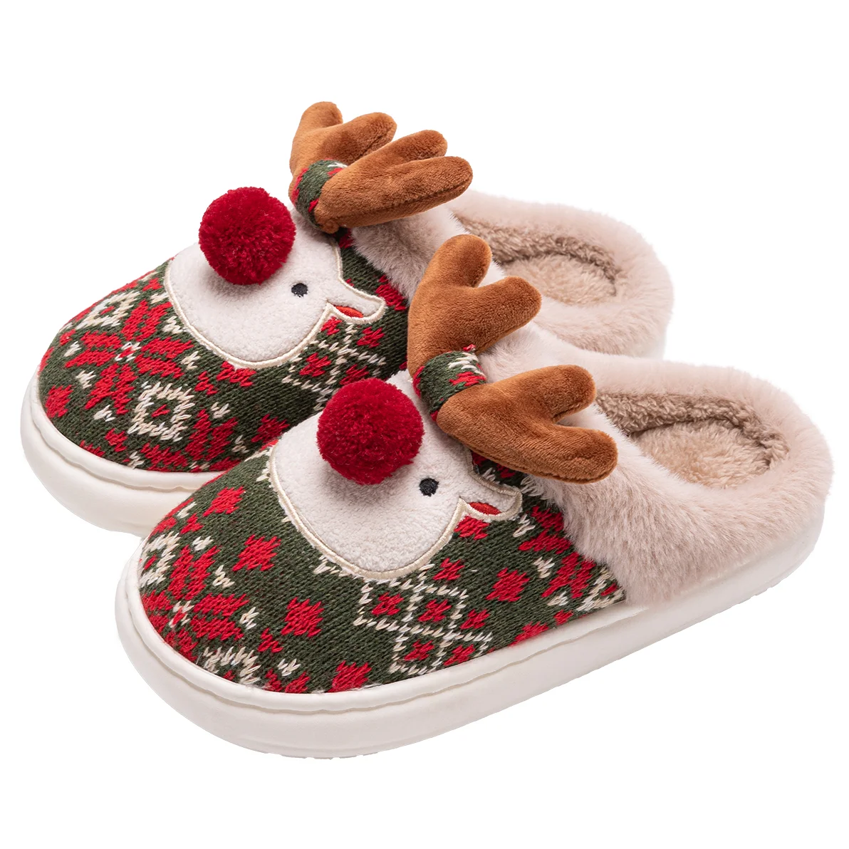 Reindeer Winter Slippers