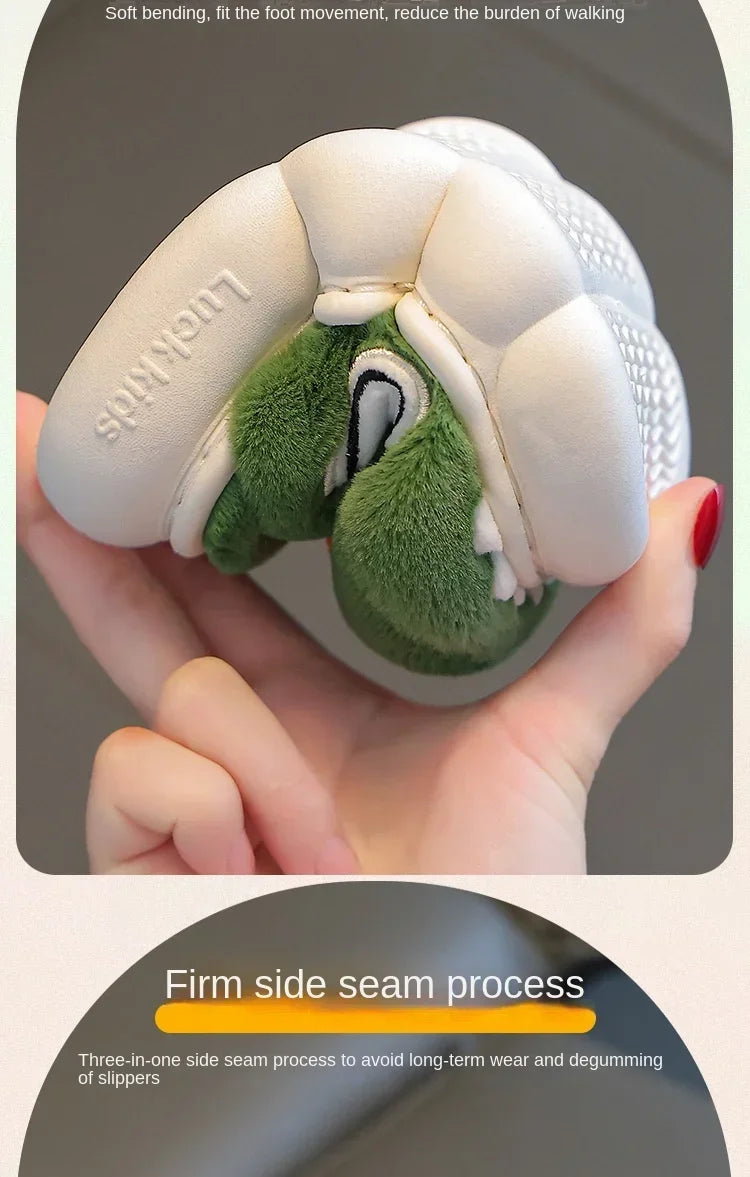 Dinosaur Plush Slippers