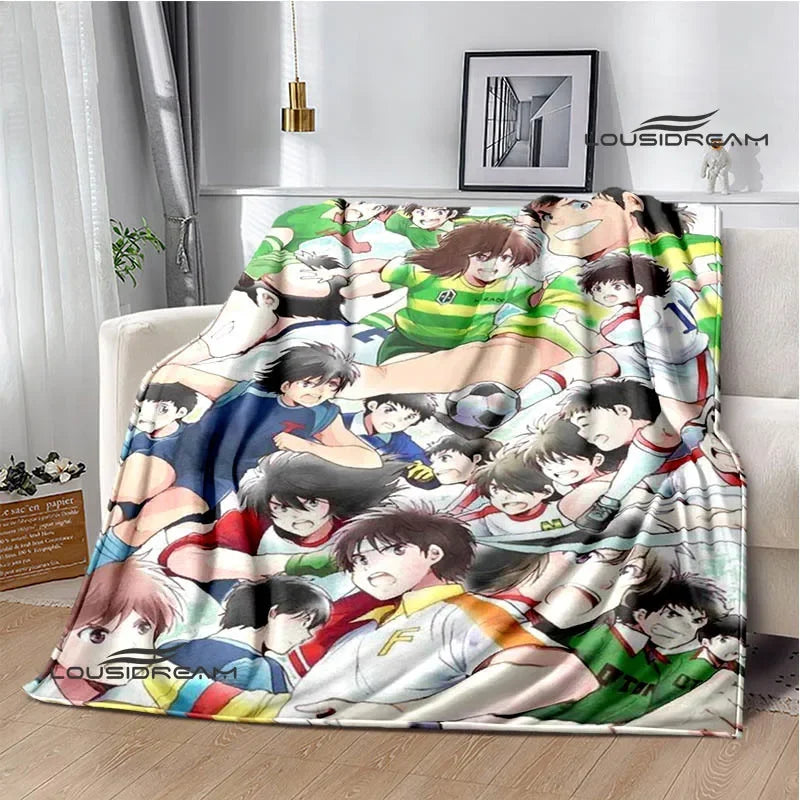 Captain Tsubasa Cartoon Blanket