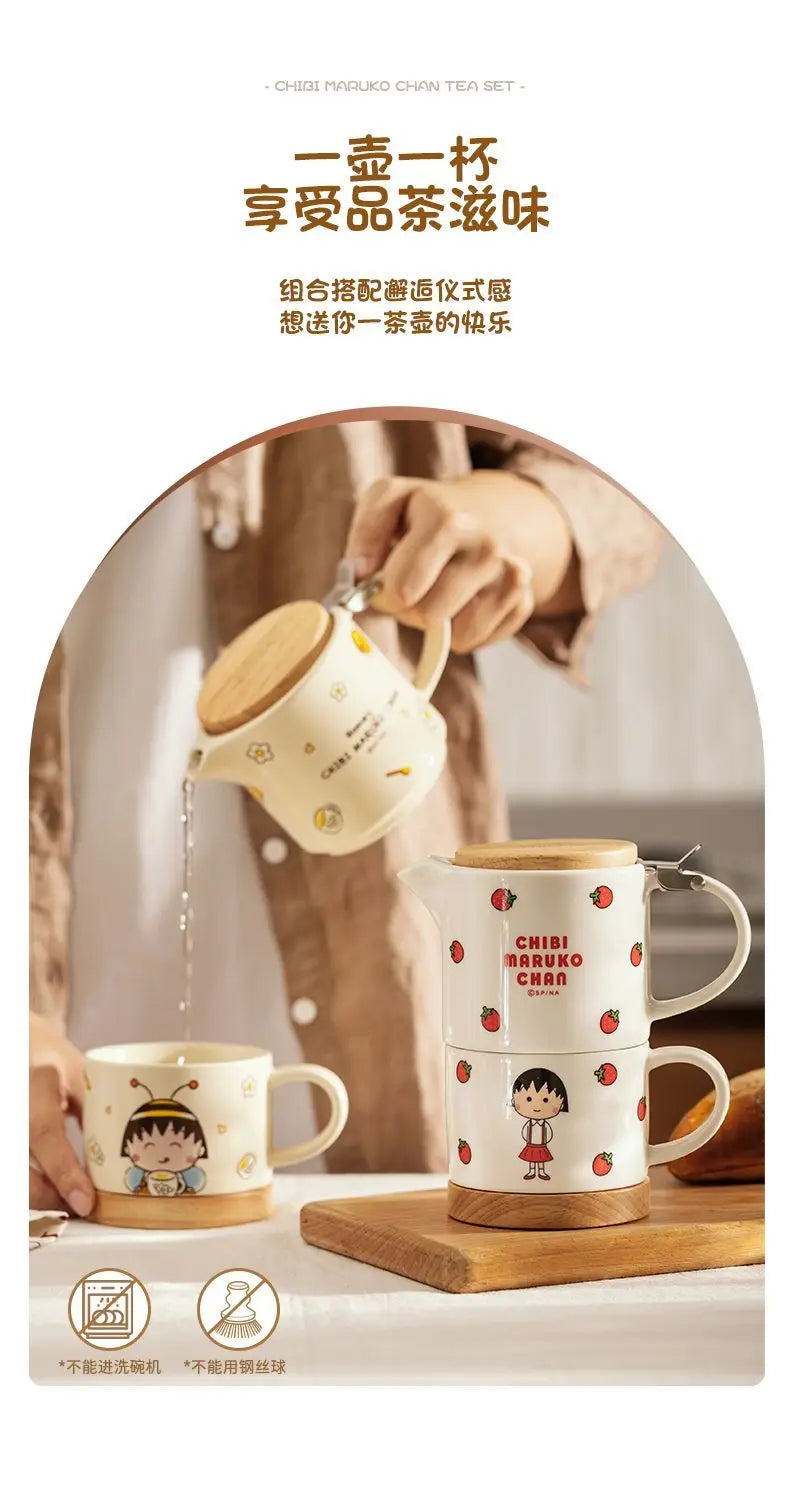 Chibi Maruko Ceramic Cup