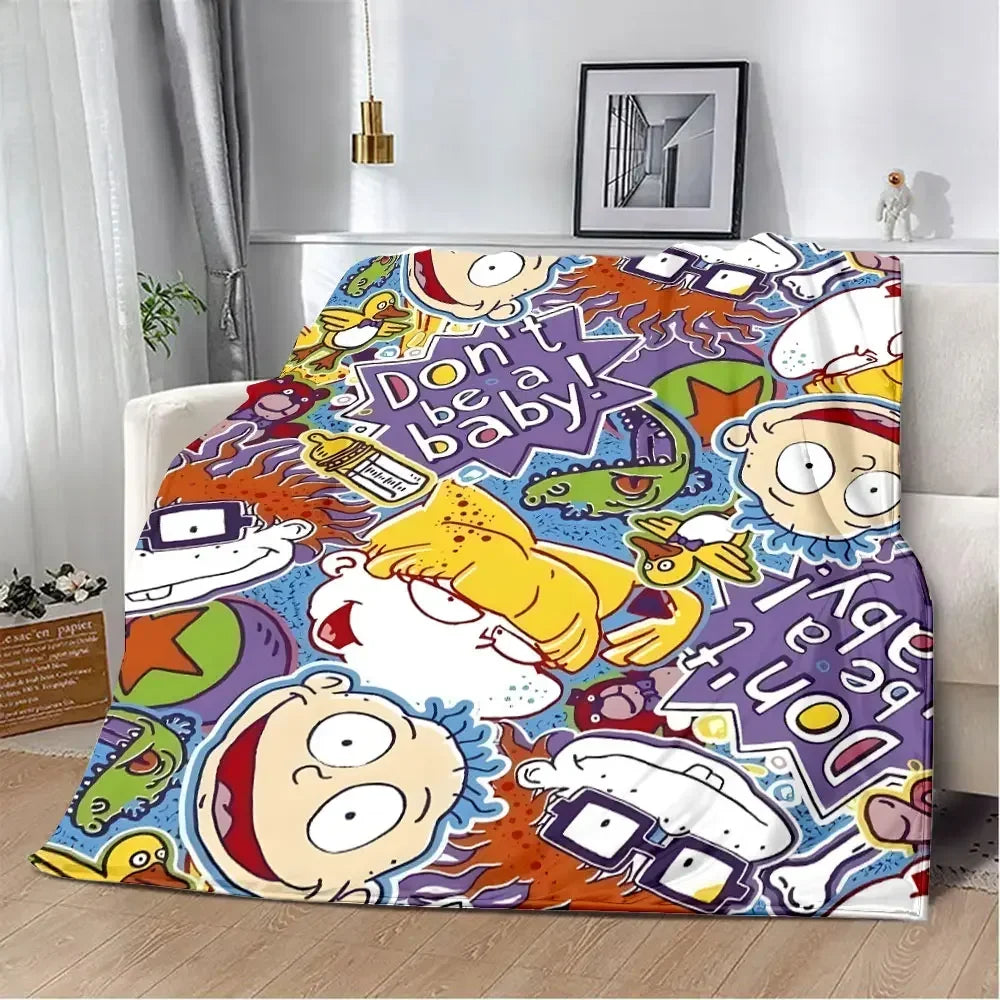 Rugrats Cartoon Flannel Blanket