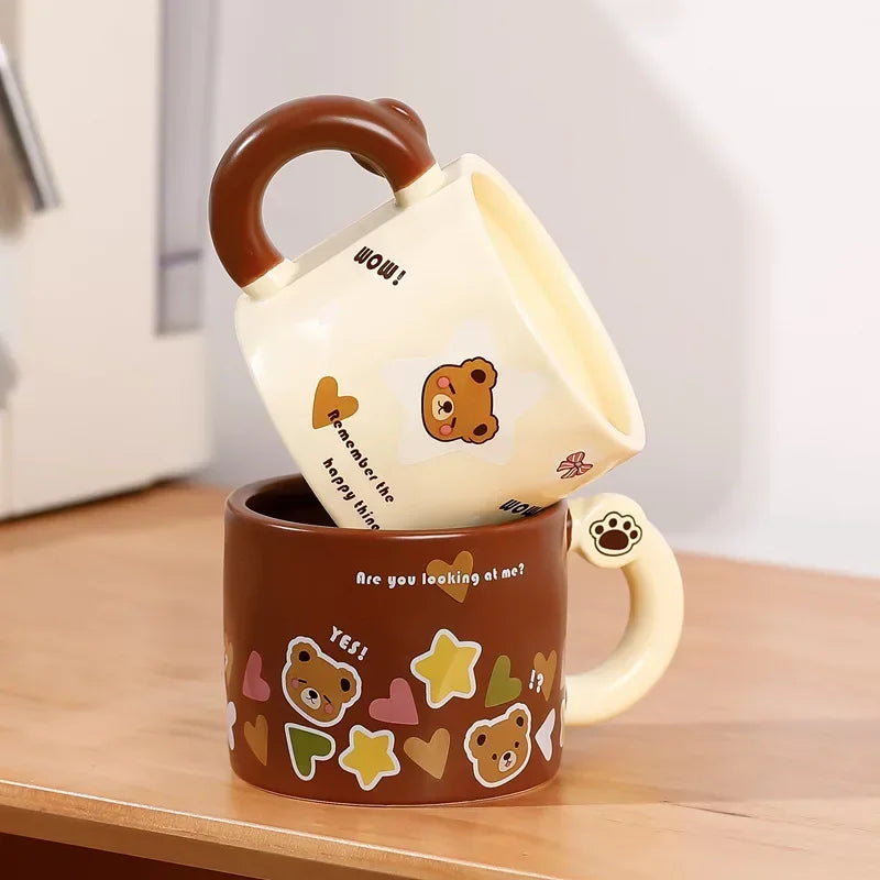 Bear Lid Ceramic Mug