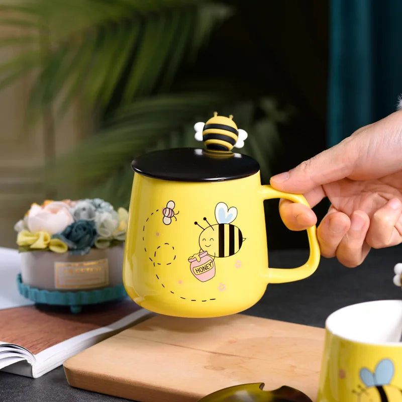 Cartoon Bee Ceramic Mug