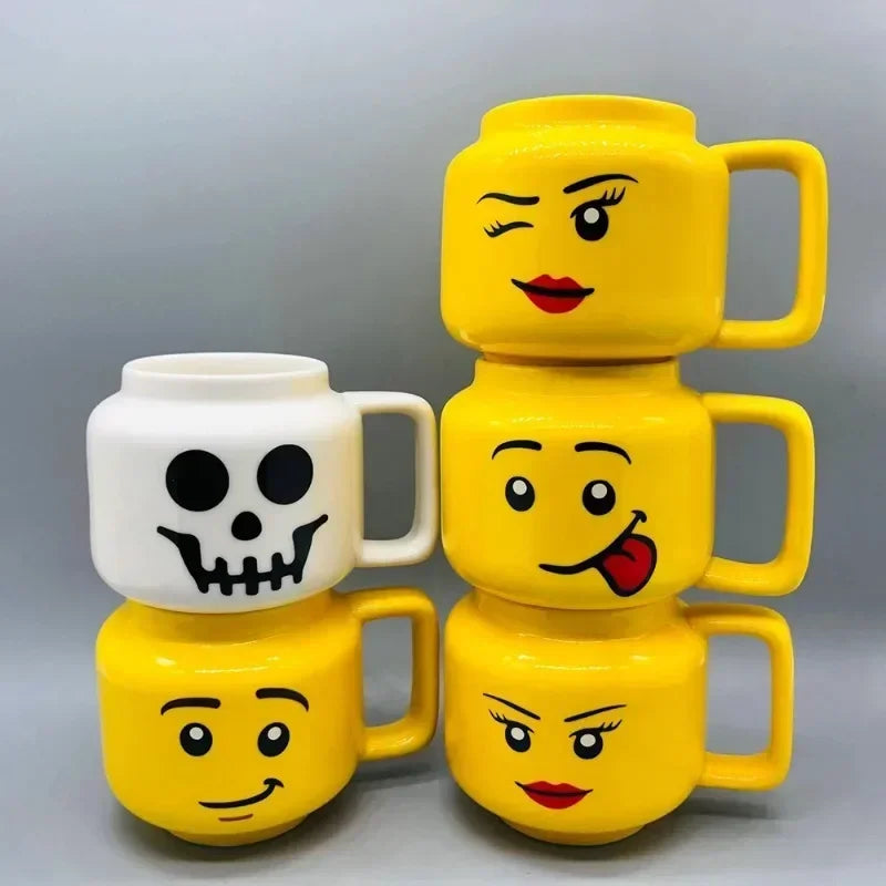 Smiling Face Ceramic Mug
