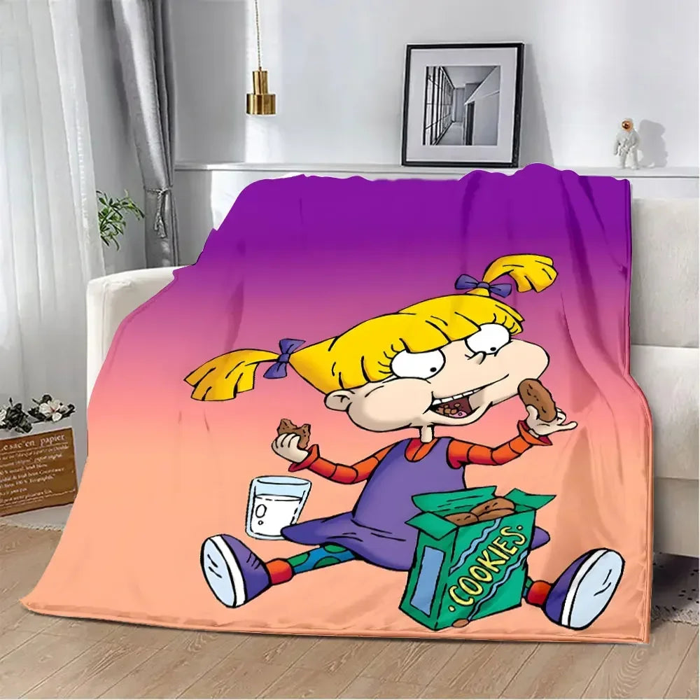 Rugrats Cartoon Flannel Blanket