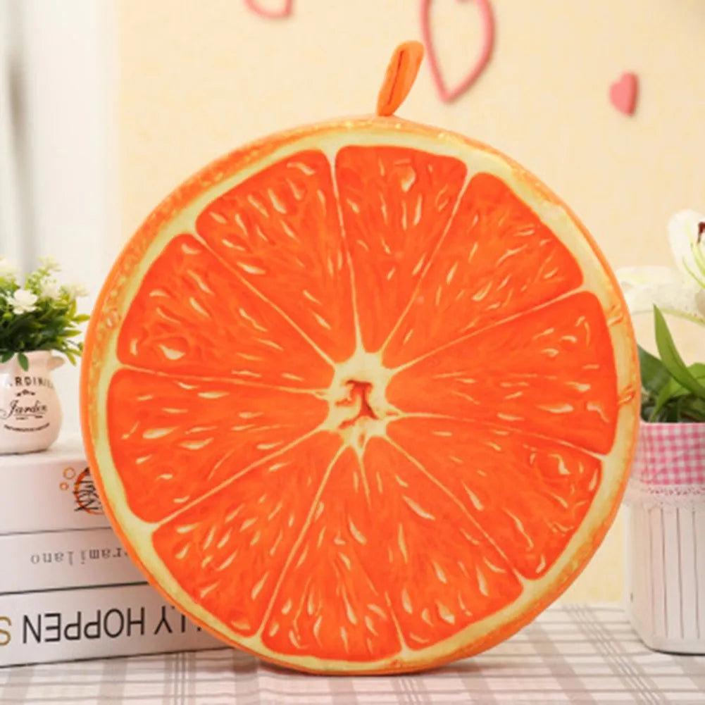 Fruit Pattern Round Pillow