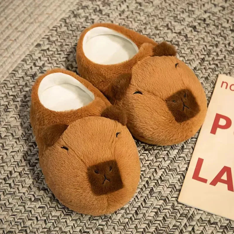 Capybara Cotton Slippers