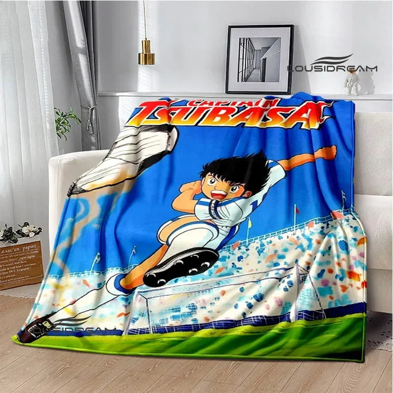 Captain Tsubasa Cartoon Blanket